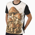 Mushroom Field Retro by elaemor-art