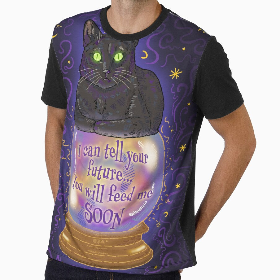 Fortune Teller Cat – "You Will Feed Me Soon" - Funny Occult Cat by TwistyPrintz