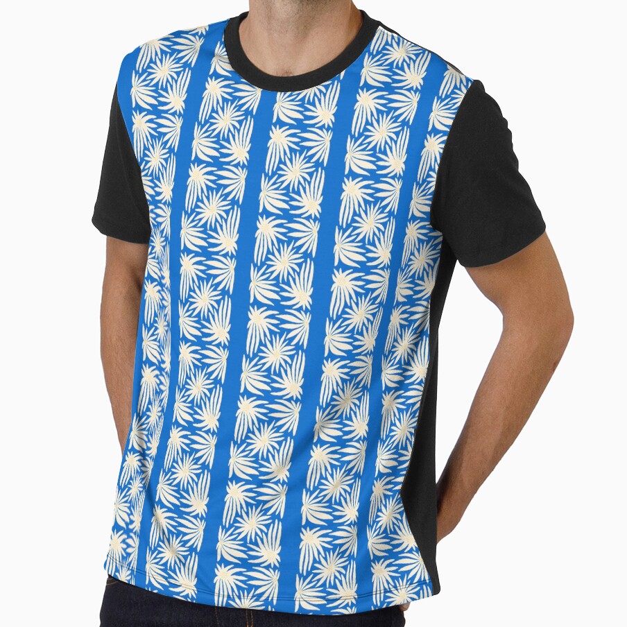 Cobalt Blue Floral Seamless Pattern by WillCraftx