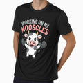 Working On My Mooscles Moo Muscles Workout Design by InkStormPro