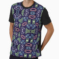Gaming stuff neon light pattern by Nemesiscrowd
