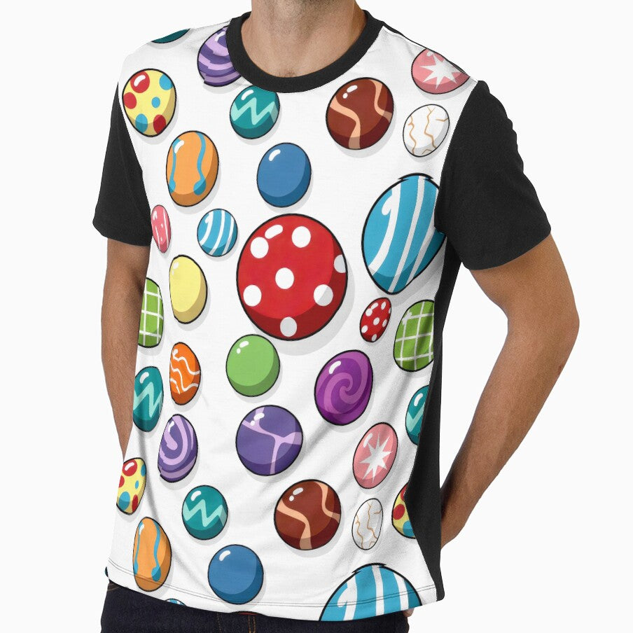 Colorful Marbles Pattern Abstract Geometric Vibrant Orbs by SplashTastic