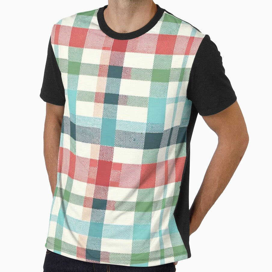 Multi-Colored Gingham Print Pattern by PinUpPizzazz
