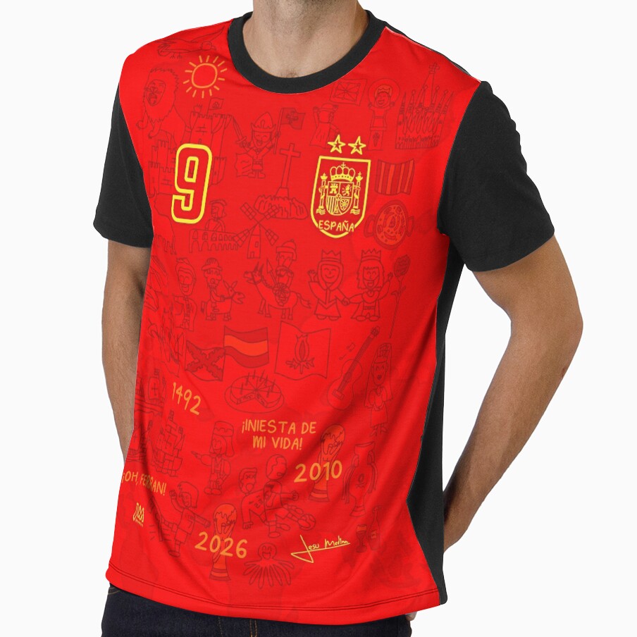 The Spain Jersey (2 Stars) - Designed by Jesu Medina by jesumedina