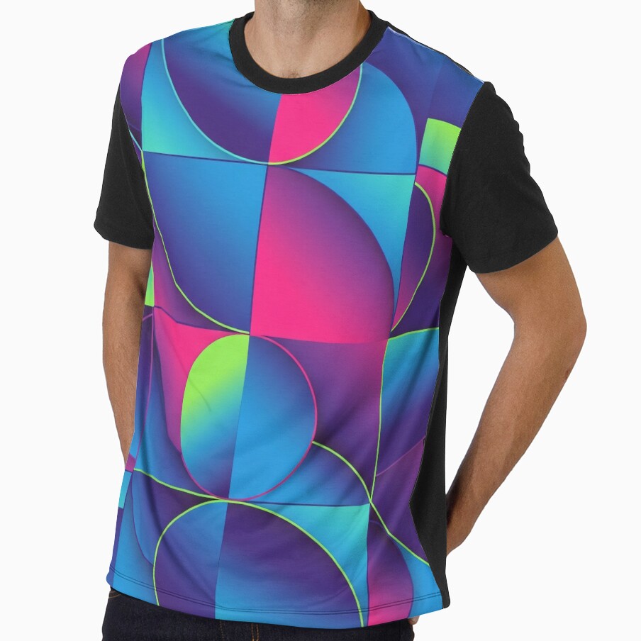 Neon Arc Balance by Kaleidoscope Print