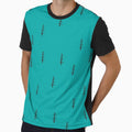 Minimalist Forest on Teal by KSimpson838