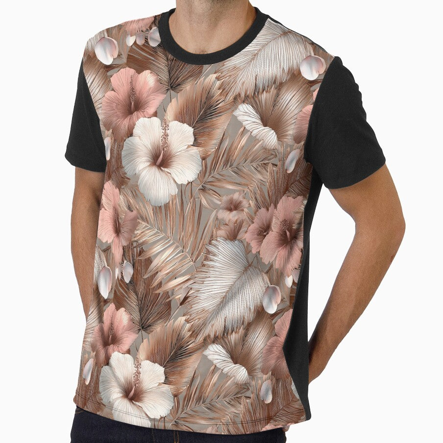 Artistic Tropical Flower - Flower Floral Print  - One Year Anniversary Gifts by RoyalStarsPatts