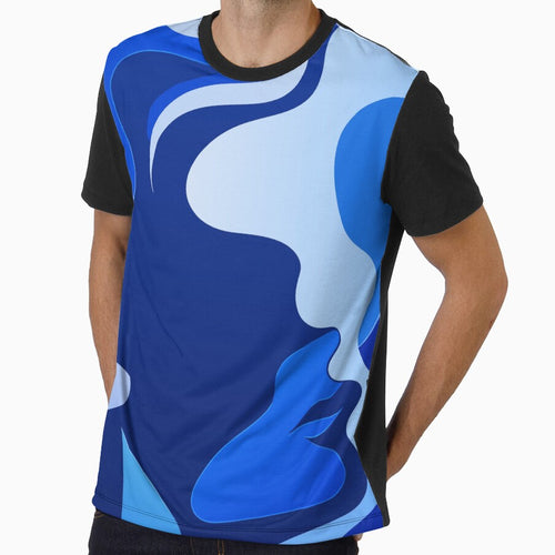 Abstract Blue Contours by alex-yars