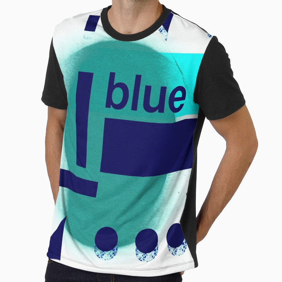 blue - bauhaus style poster by Ignorante