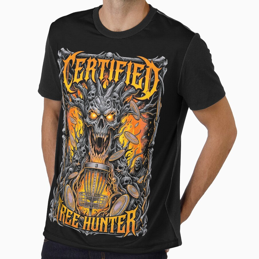 Funny Disc Golf Player Certified Gothic Guardian Tree Hunter by GrandeDuc
