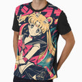 Sailor Moon Retro Warned Poster by AnimeArsenalPrints