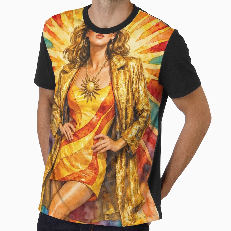 Solar Style – Psychedelic Radiance Retro by ForeverPrintsOK