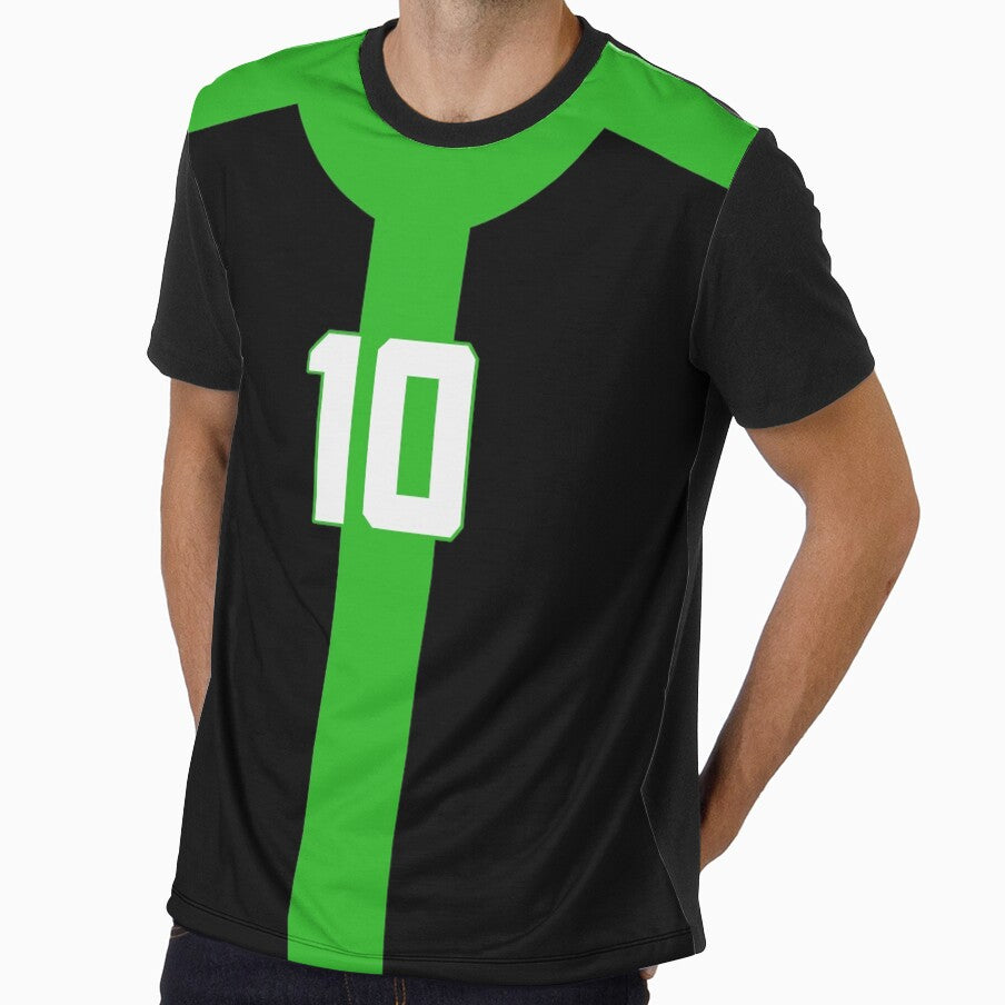 Shirt BTen B10 omniverse black and green by Timur Talgatov