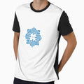 DAVID | Blue  | Modern Geometric Kufi Calligraphy | From Name to Art by FOR YOUR NAME