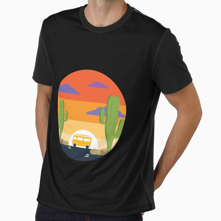retro cactus sunset by LeMaya80
