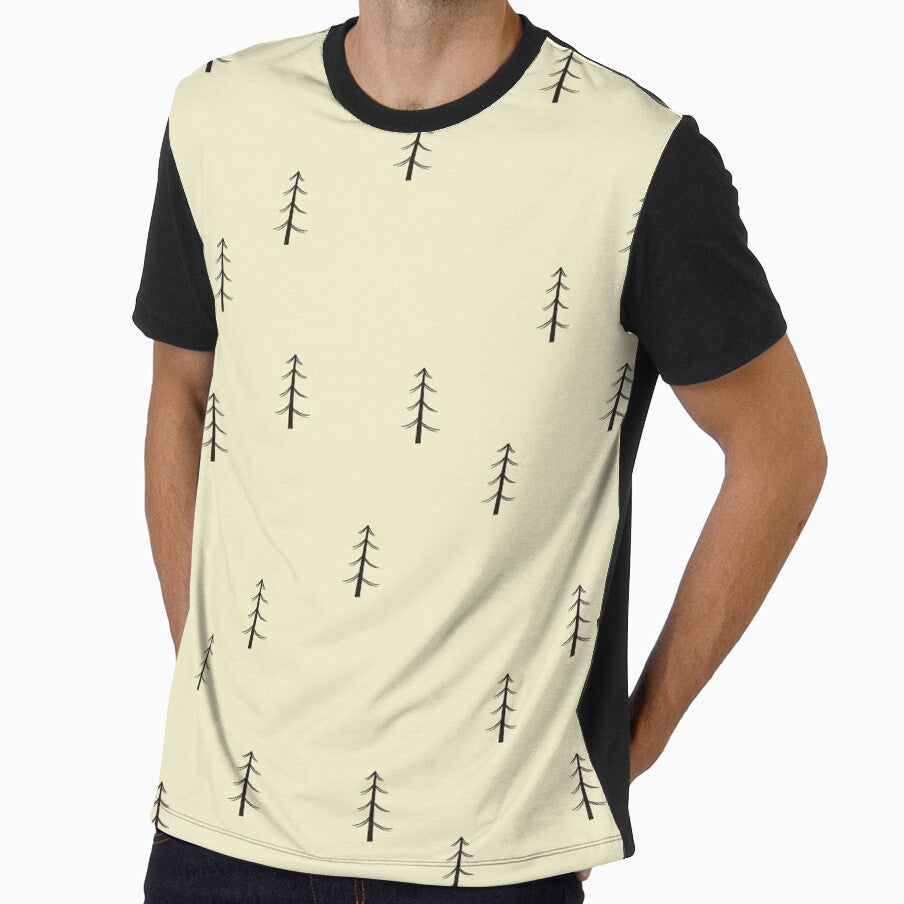 Minimalist Forest on Light Yellow by KSimpson838