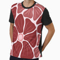 Crimson Petals – Bold Deep Red Floral Pattern Design by BuckaBaby
