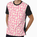 Pink Plaid Daisy Pattern by Julie Erin Designs