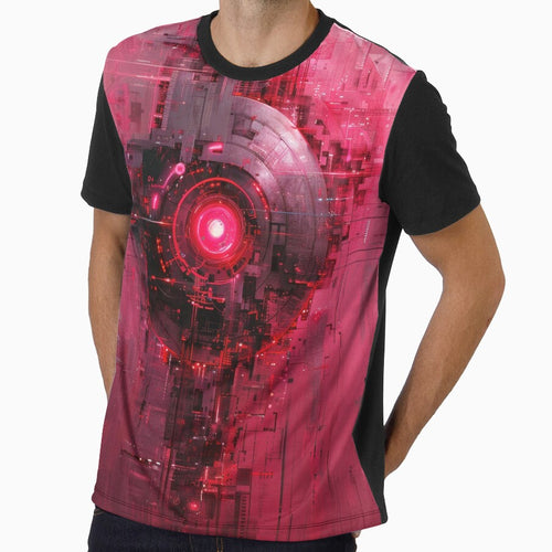 Abstract Red Eye Machine by RGShirtWorks