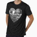 Mirrored Silver Disco Ball Heart by Deborah Camp