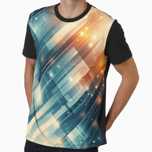 Abstract Neon Geometric Design Illustration by RGShirtWorks