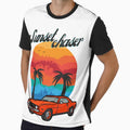 sunset chaser Gender Neutral adult Retro fashion retro cars retro aesthetic by gulnaz797