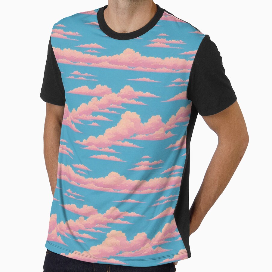 Vaporwave Vintage Clouds by Anagolay