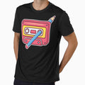Pencil In A Cassette Tape: 80s riddle by Happy Puppy Print On Demand