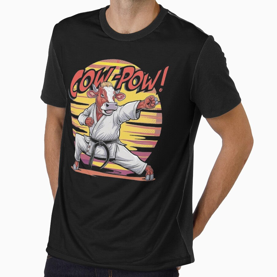 Karate Cow Art – Funny Martial Arts Cow Design by love3617