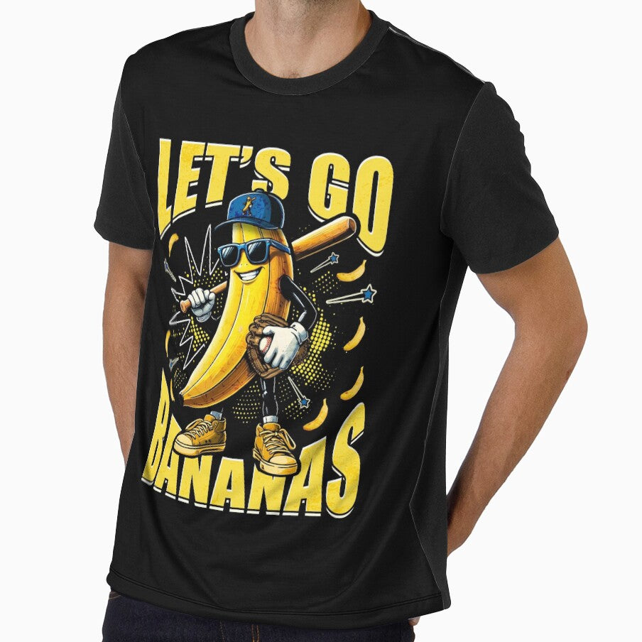 Lets Go Banana Retro Boys Kids Men Youth Teen by schoolofbullies