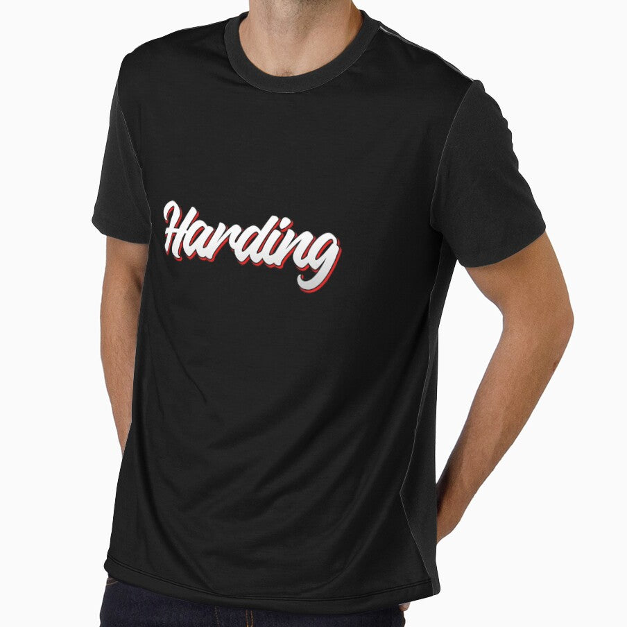 Retro Harding Name Label by KACIIBARN