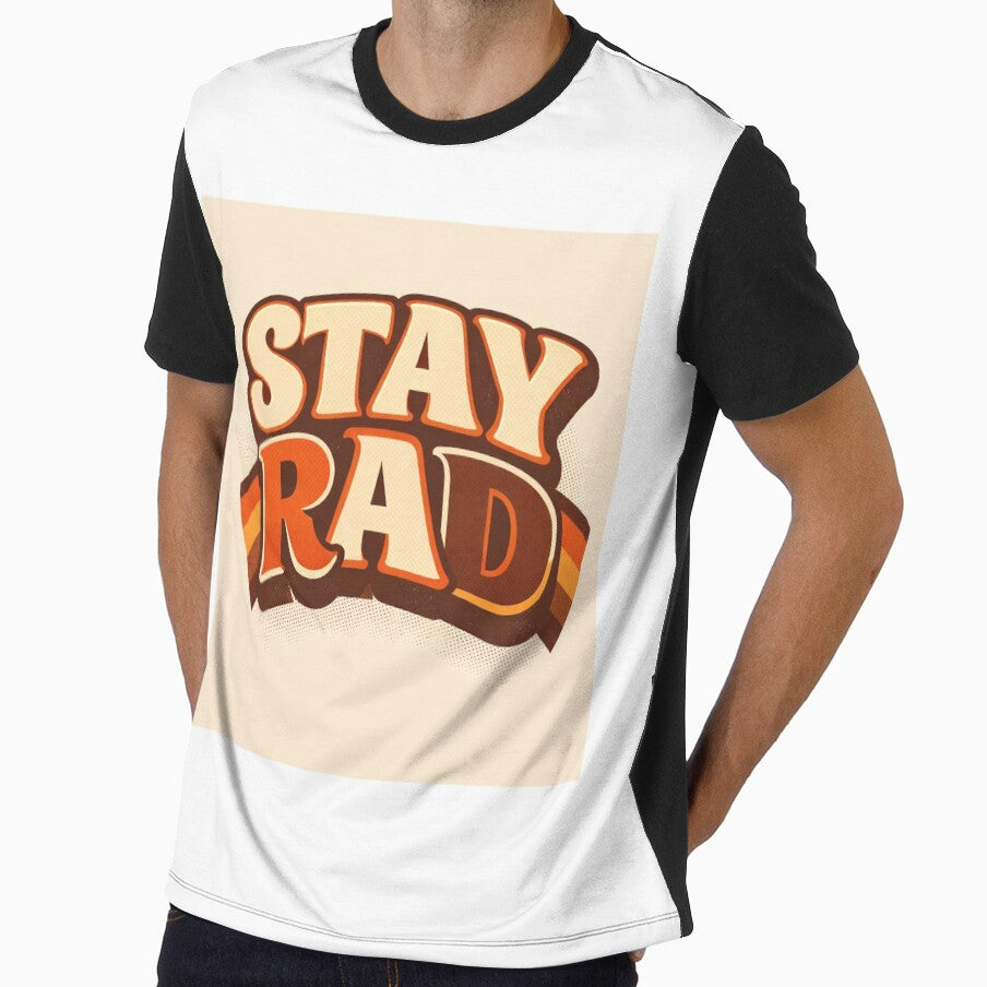 Groovy Retro Poster Style Tee by craftedd