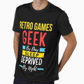 Retro games geek by day sleep deprived by night by annoying-shirts