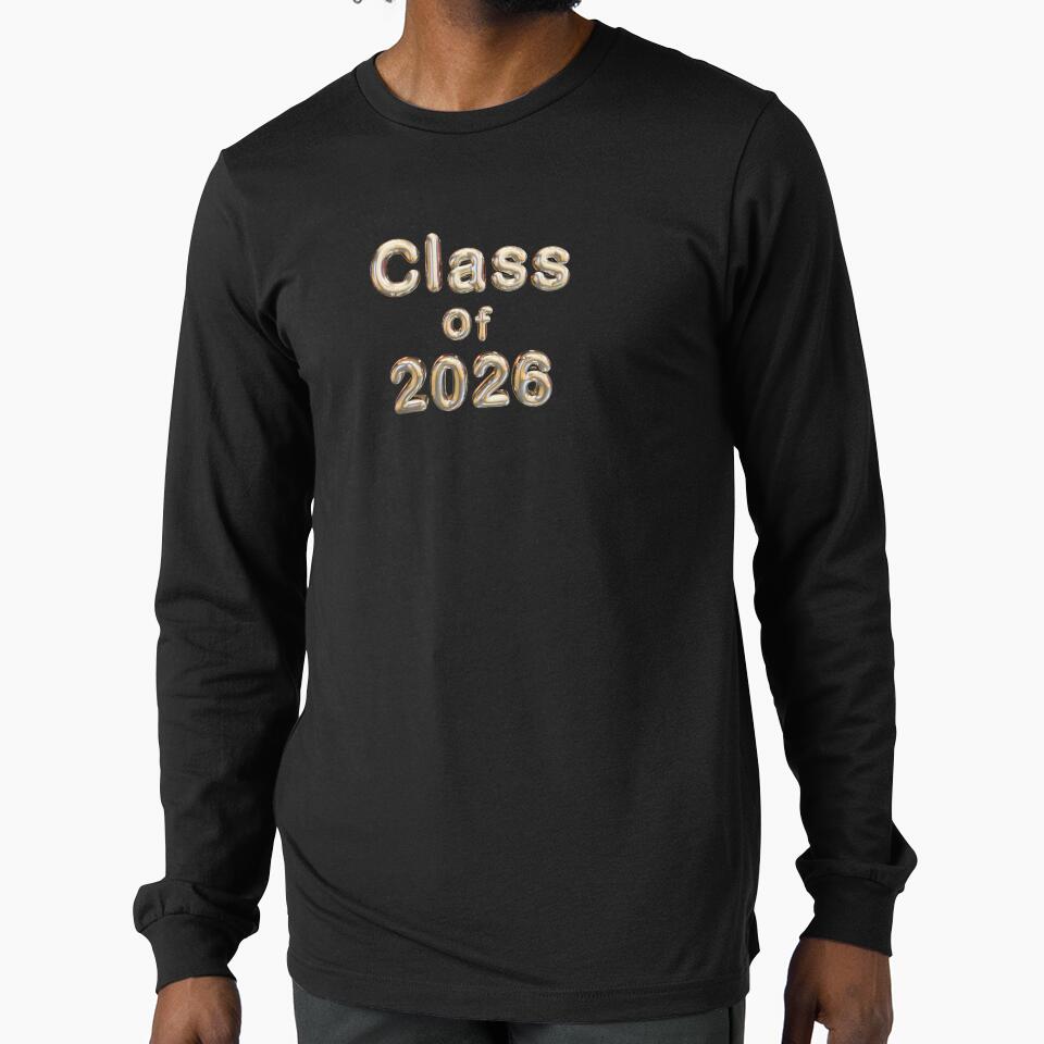 Class of 2026 Graduation - Silver 3D Balloon Letters by CheeryArts