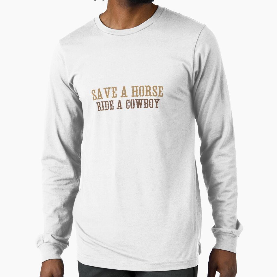 Save a horse, ride a cowboy by mbstickerco20