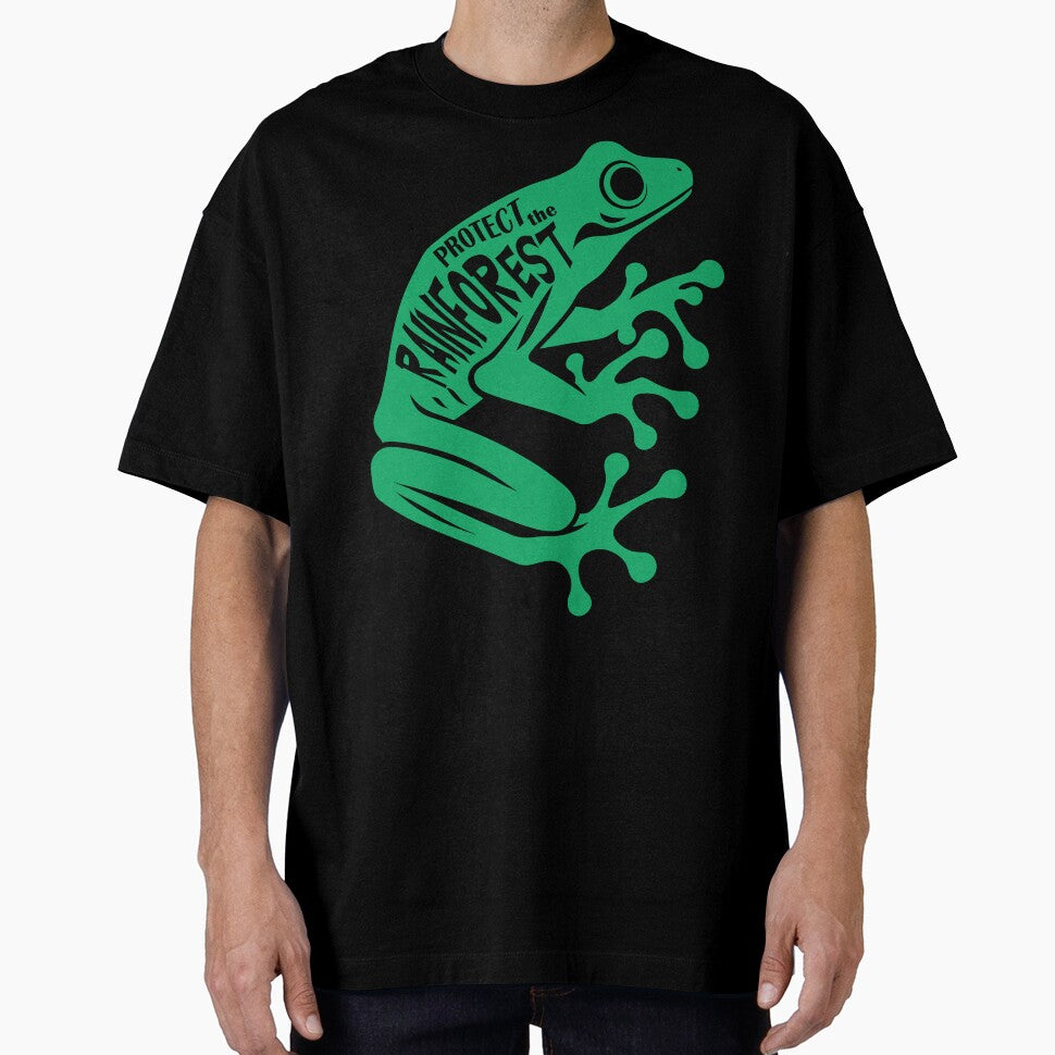 Protect the rainforest - Dart frog green by PrintSoulDesign