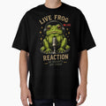 Live Frog Reaction No Thoughts Just Croak by 6-nx