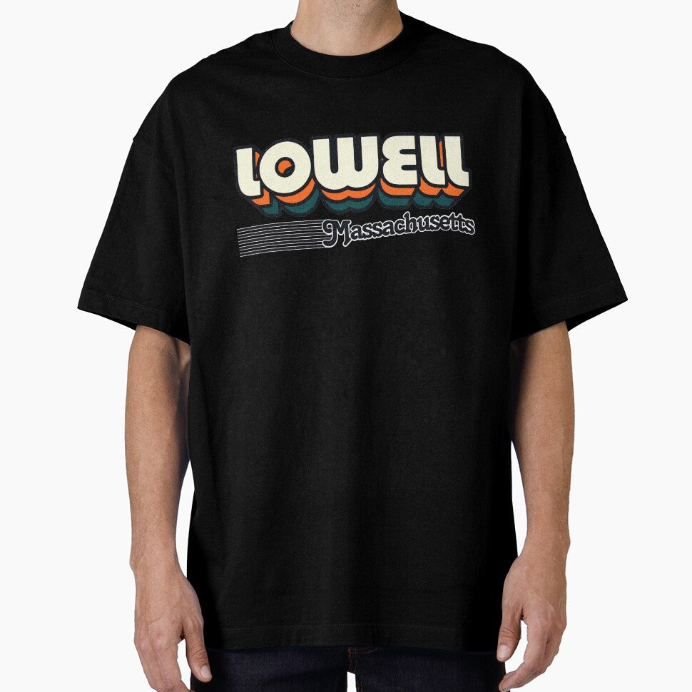 Lowell, Massachusetts | Retro Stripes by retroready
