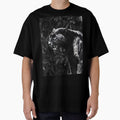Black Panther Snarling Vintage Grain Film Streetwear by MetalStudio