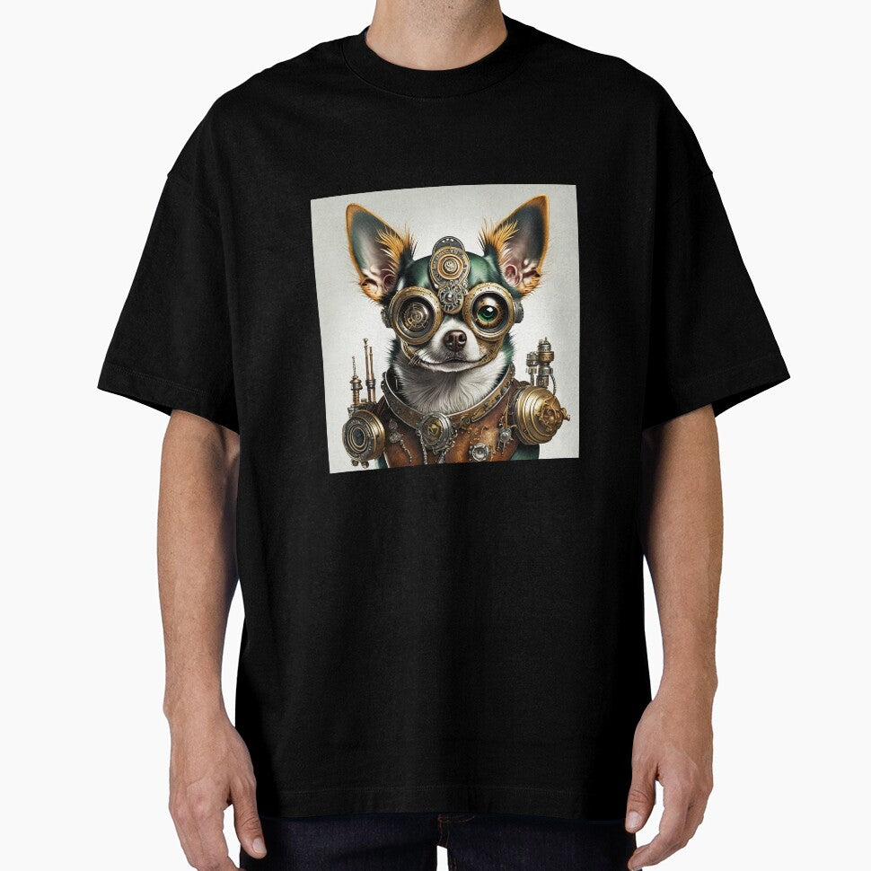 CHIHUAHUA DOG STEAMPUNK STYLE by cubiask