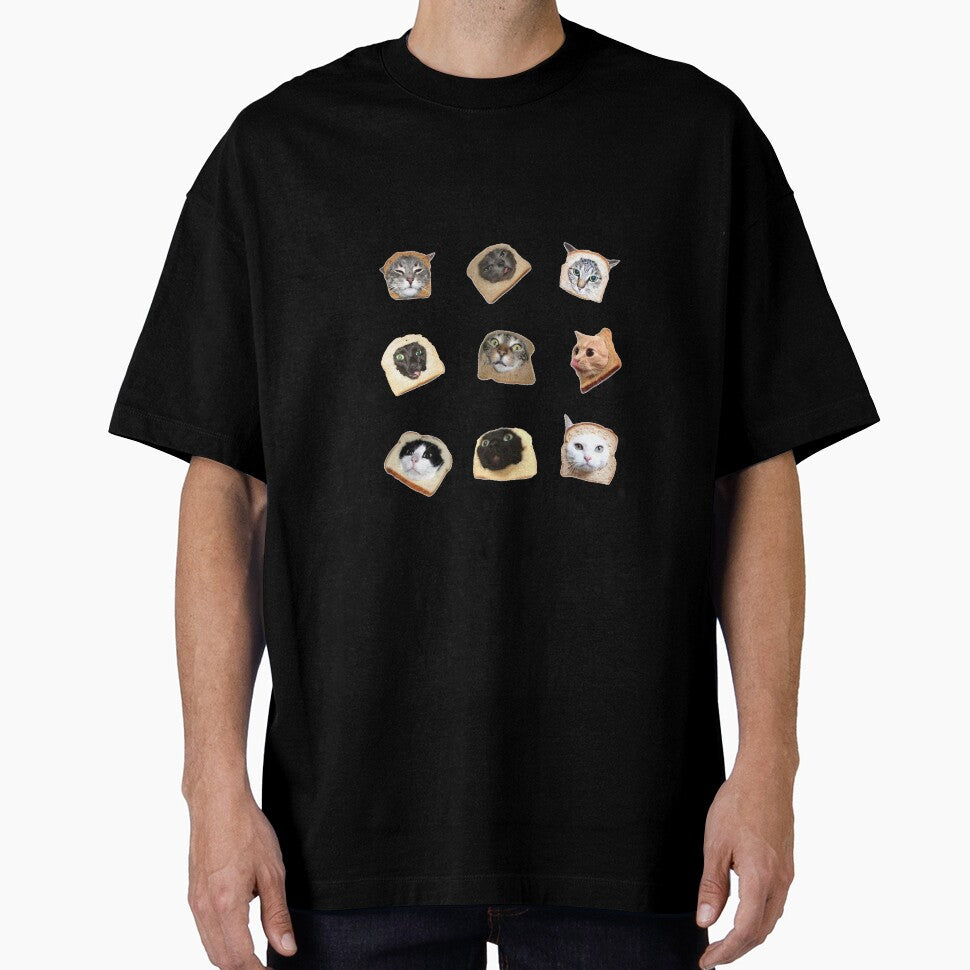 Cats and bread by stickerdesignss