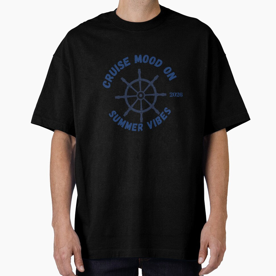 Cruise Mood On T-Shirt – Out of Office Vacation Shirt, Cruise Life Tee, Travel & Holiday Outfit by The Sea Side