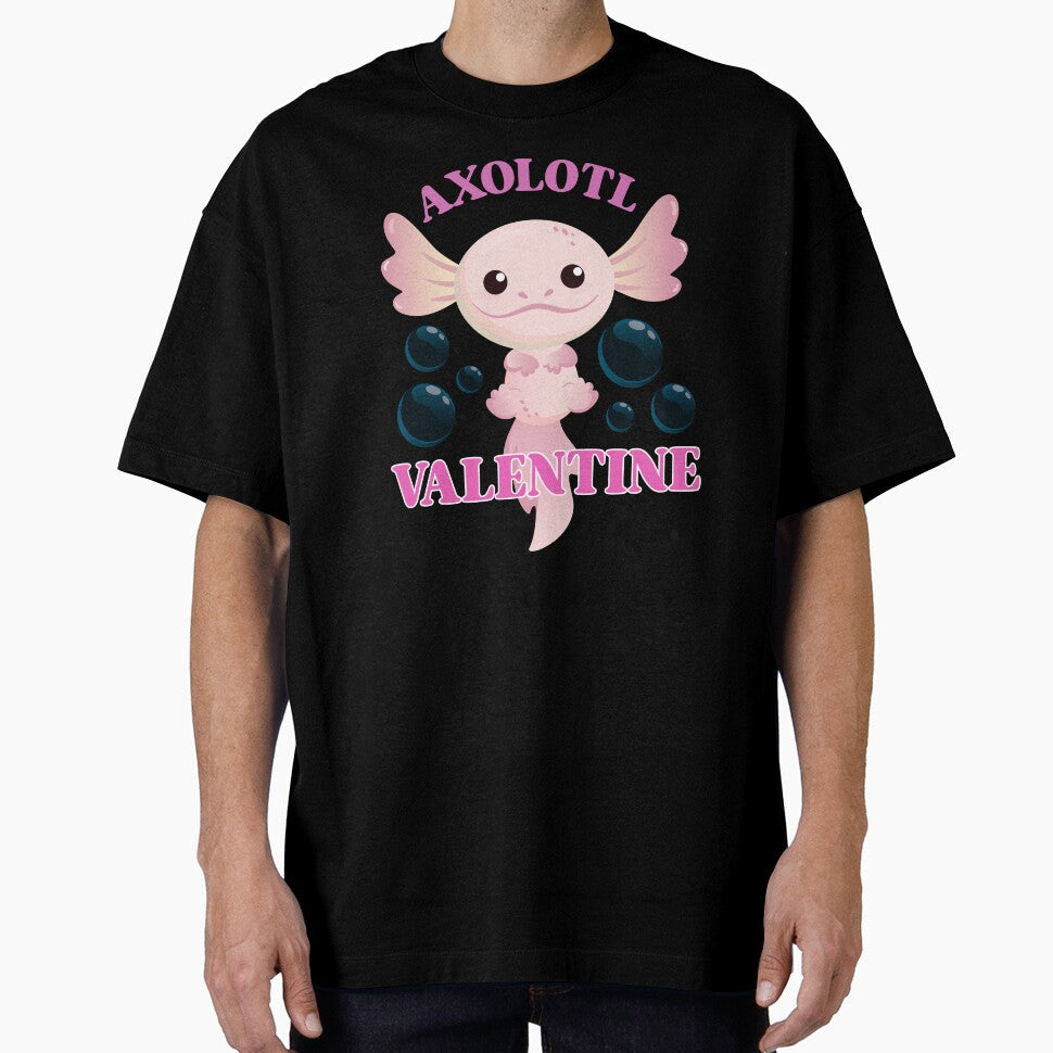 Axolotl Valentine - Axolotl Valentine Unique by Fede Prints