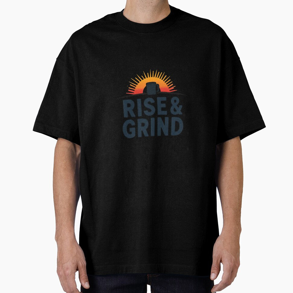 Rise and Grind | Motivational Coffee Quote | Morning Coffee Gift by The Print Hub