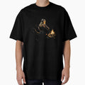 By the Campfire Oversized T-Shirt by DArtfulStudio