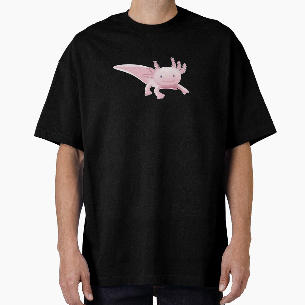 Pink axolotl by MaruCS