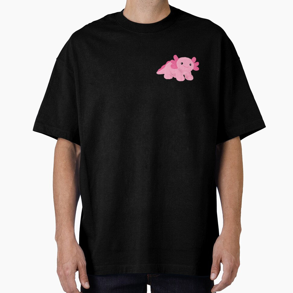 Pink axolotl by egb-doodles