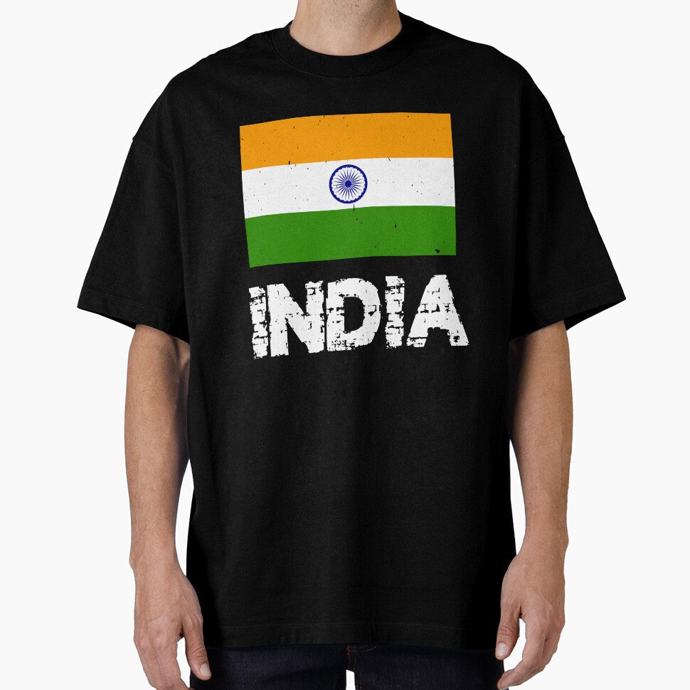 India Flag T-Shirt for Men and Women by AllStarMerch