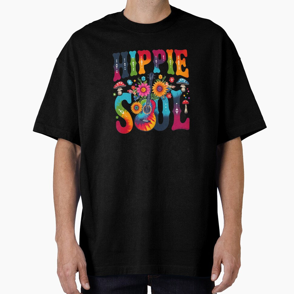 Hippie Soul Boho Guitar Flower Power by Cheeky Drops