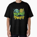 Save The Planet Shirt – Planet Over Profit Environmental Protest Slogan Tee by Mythic Tide